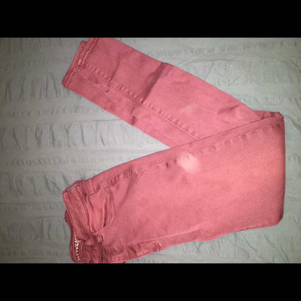 American Eagle Wine Jeggings